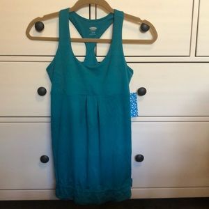 Teal workout top
